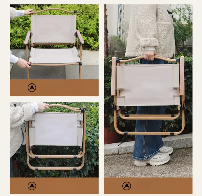Modern Simple Metal Camping Chair Outdoor Foldable Portable Camping Chair Multifunctional Outdoor Furniture Sillas Plegables