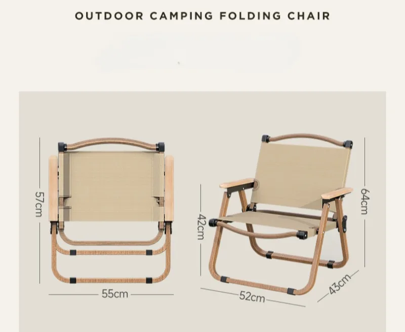 Modern Simple Metal Camping Chair Outdoor Foldable Portable Camping Chair Multifunctional Outdoor Furniture Sillas Plegables