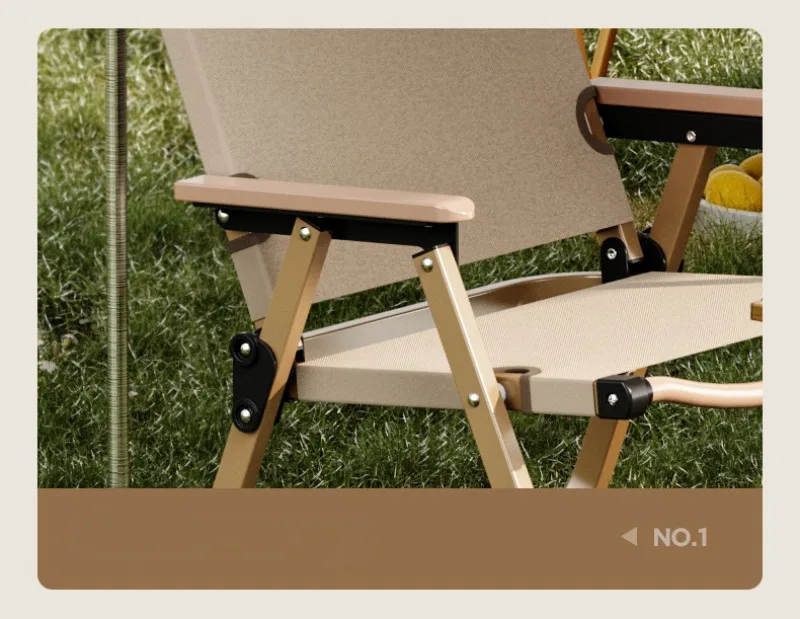 Modern Simple Metal Camping Chair Outdoor Foldable Portable Camping Chair Multifunctional Outdoor Furniture Sillas Plegables