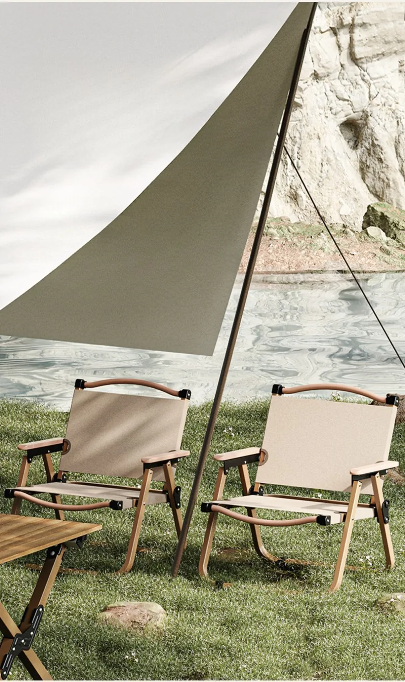 Modern Simple Metal Camping Chair Outdoor Foldable Portable Camping Chair Multifunctional Outdoor Furniture Sillas Plegables
