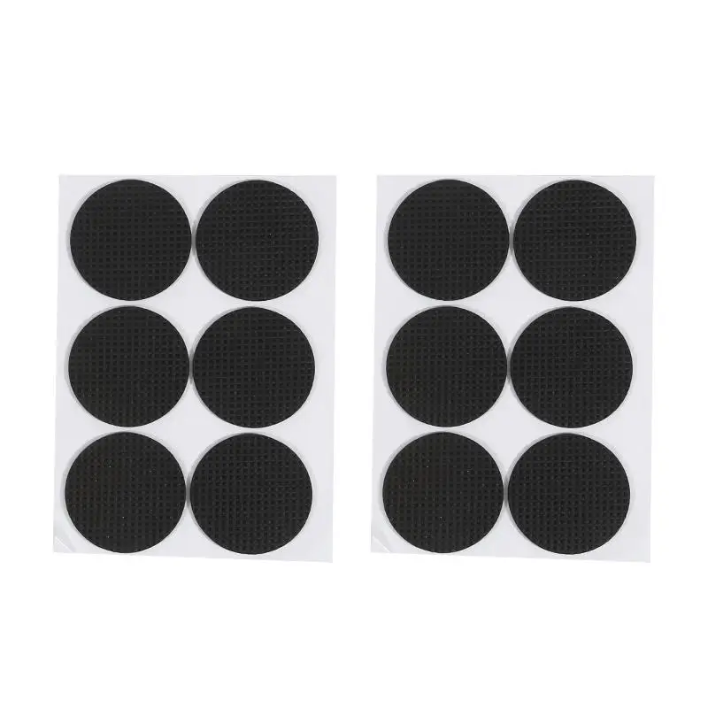 12/30/48pcs Furniture Pads, Adhesive Rubber DIY Furniture Feet Pad, Table Legs Stools, Chairs Mats, Table And Chair Foot Protec