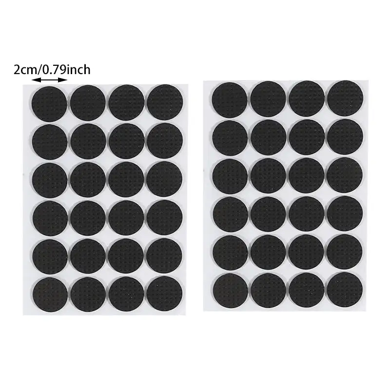 12/30/48pcs Furniture Pads, Adhesive Rubber DIY Furniture Feet Pad, Table Legs Stools, Chairs Mats, Table And Chair Foot Protec