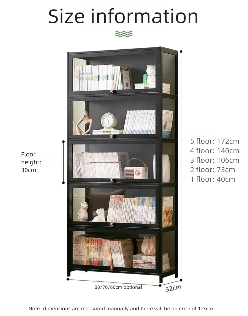 Bookshelf Vitrina Gabinete Organizers Cabinets Books Storage Living Room Cabinet Bedroom Furniture Shelve Salas Oferta Muebles