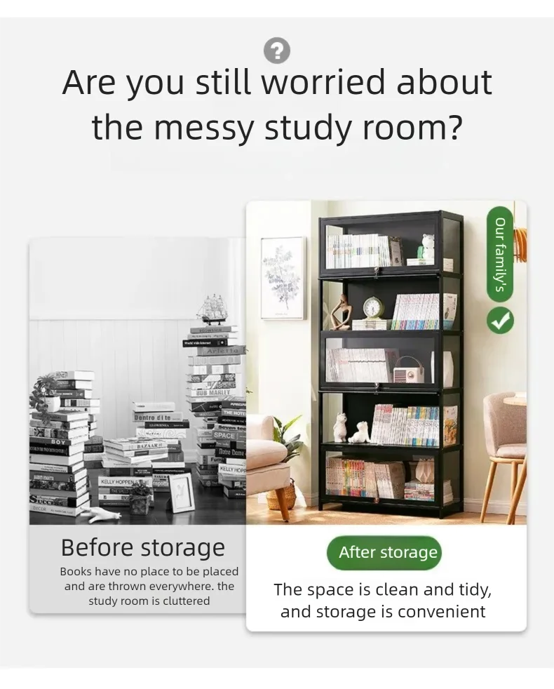Bookshelf Vitrina Gabinete Organizers Cabinets Books Storage Living Room Cabinet Bedroom Furniture Shelve Salas Oferta Muebles
