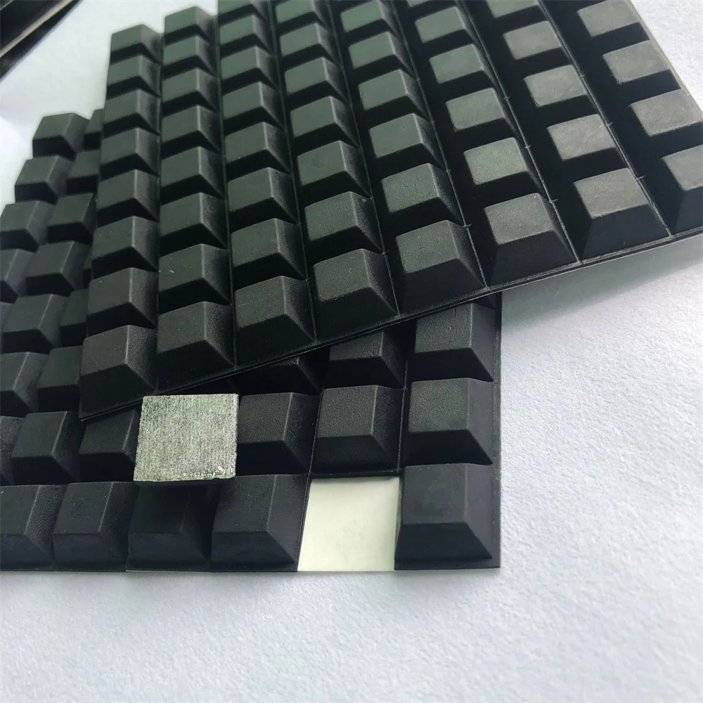 Rubber Anti-shock Self-Adhesive Heightening Anti-Slip Pads Seal Gasket 18X20mm Round Foot Pad Shock Absorber Feet Pad