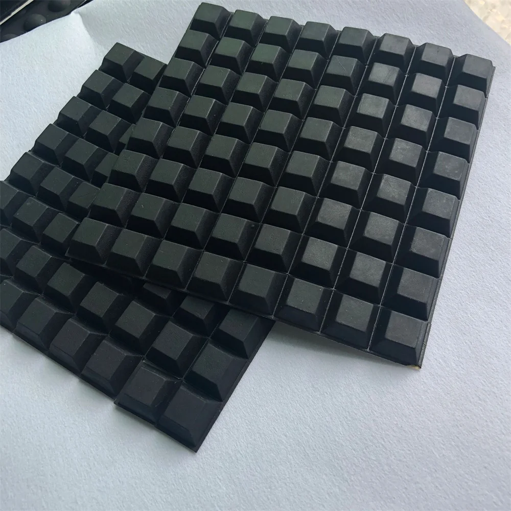 Rubber Anti-shock Self-Adhesive Heightening Anti-Slip Pads Seal Gasket 18X20mm Round Foot Pad Shock Absorber Feet Pad