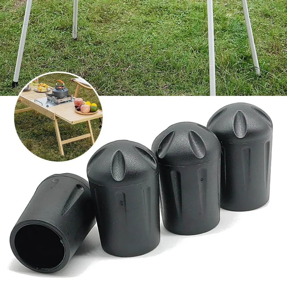 1Pcs/4Pcs Plug Connector Moon Chair Leg Covers Anti-slip Wear-resistant Leg Protectors Camping Chair Accessories