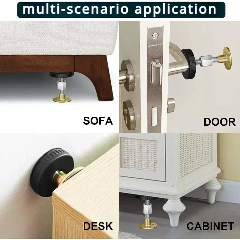 Wood Home Furniture Legs Bedside Anti-shake Cabinet Furniture Anti-fall Device Fixtures Pied De Lit Bed Headboard Parts