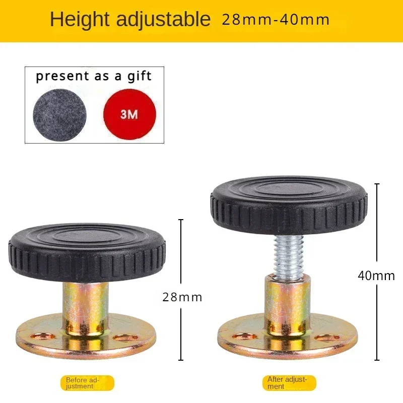 Wood Home Furniture Legs Bedside Anti-shake Cabinet Furniture Anti-fall Device Fixtures Pied De Lit Bed Headboard Parts