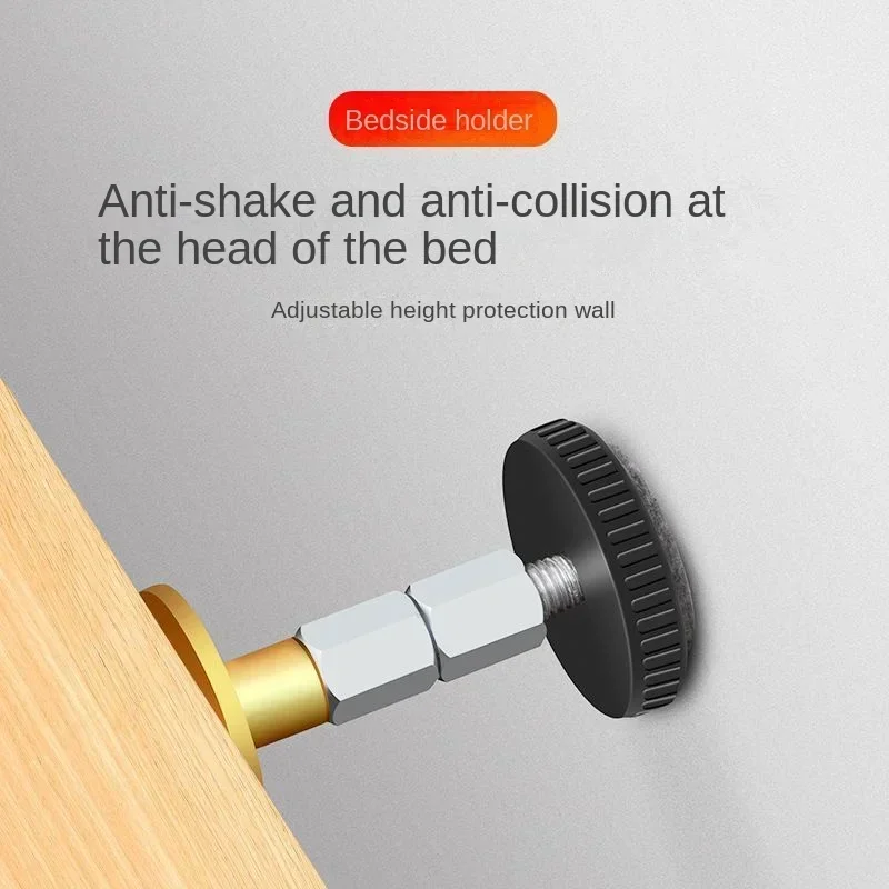 Wood Home Furniture Legs Bedside Anti-shake Cabinet Furniture Anti-fall Device Fixtures Pied De Lit Bed Headboard Parts