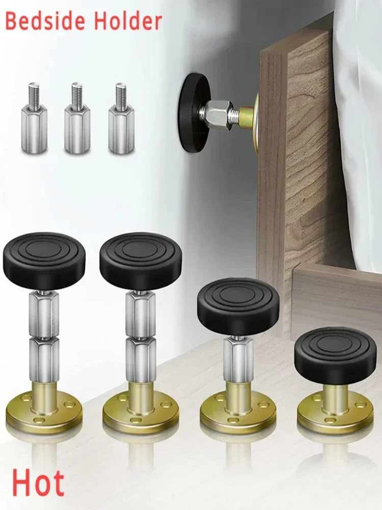 Wood Home Furniture Legs Bedside Anti-shake Cabinet Furniture Anti-fall Device Fixtures Pied De Lit Bed Headboard Parts