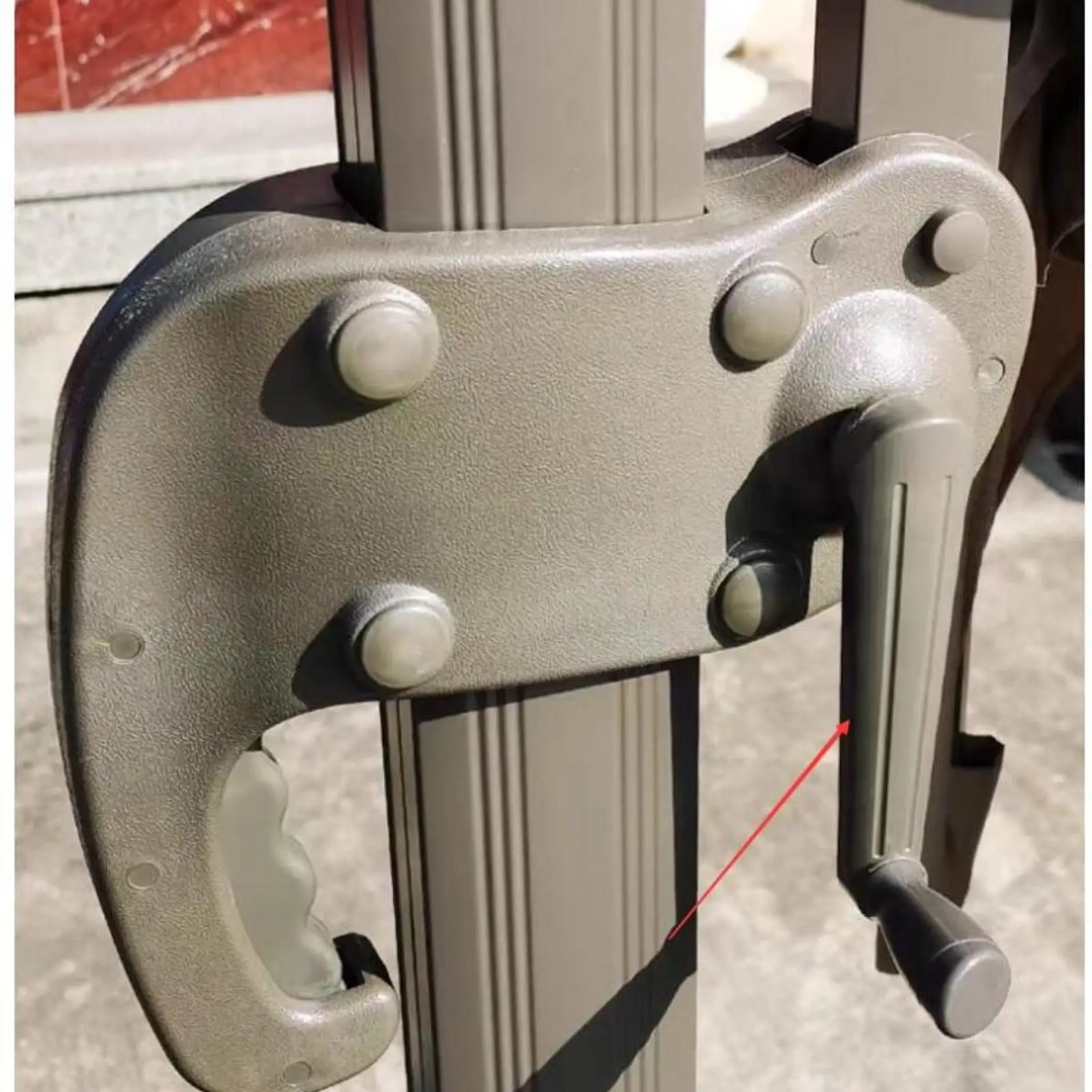Outdoor Parasol Accessories Umbrella Crank Handle Banana Umbrella Roman Umbrella Special Accessories Umbrella Plate Armrest Hand