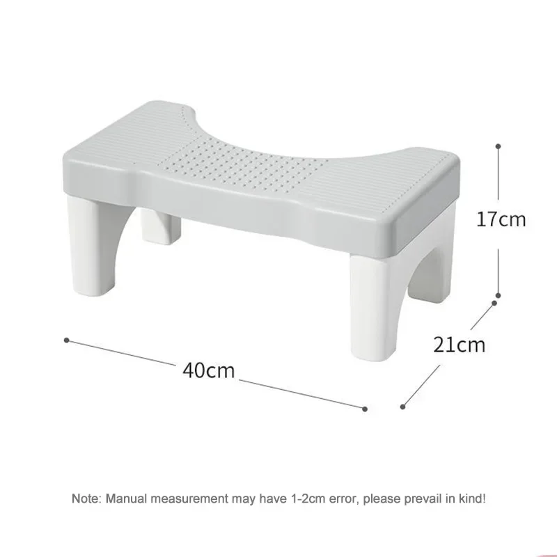 New Bathroom Squatty Potty Toilet Stool for Children Pregnant Woman Seat Elderly Toilet Foot Stand Stool Bathroom Accessories