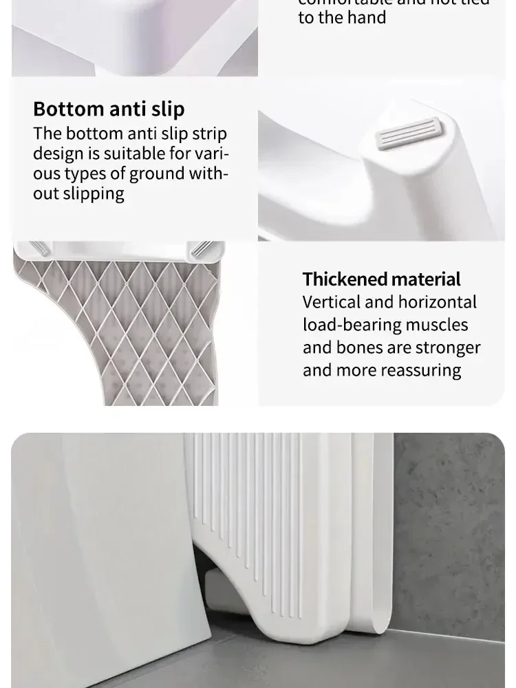 New Bathroom Squatty Potty Toilet Stool for Children Pregnant Woman Seat Elderly Toilet Foot Stand Stool Bathroom Accessories