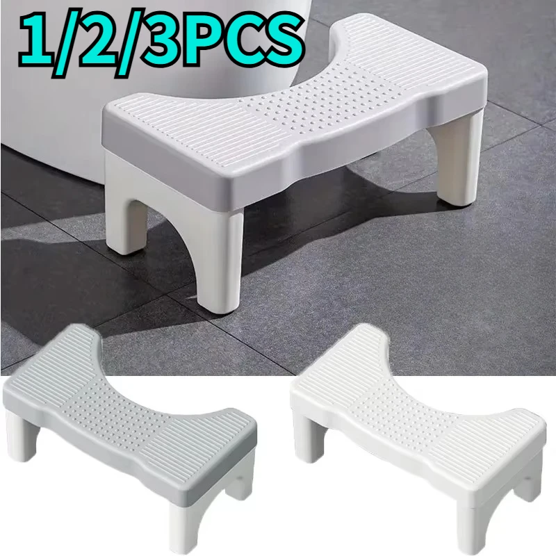 New Bathroom Squatty Potty Toilet Stool for Children Pregnant Woman Seat Elderly Toilet Foot Stand Stool Bathroom Accessories