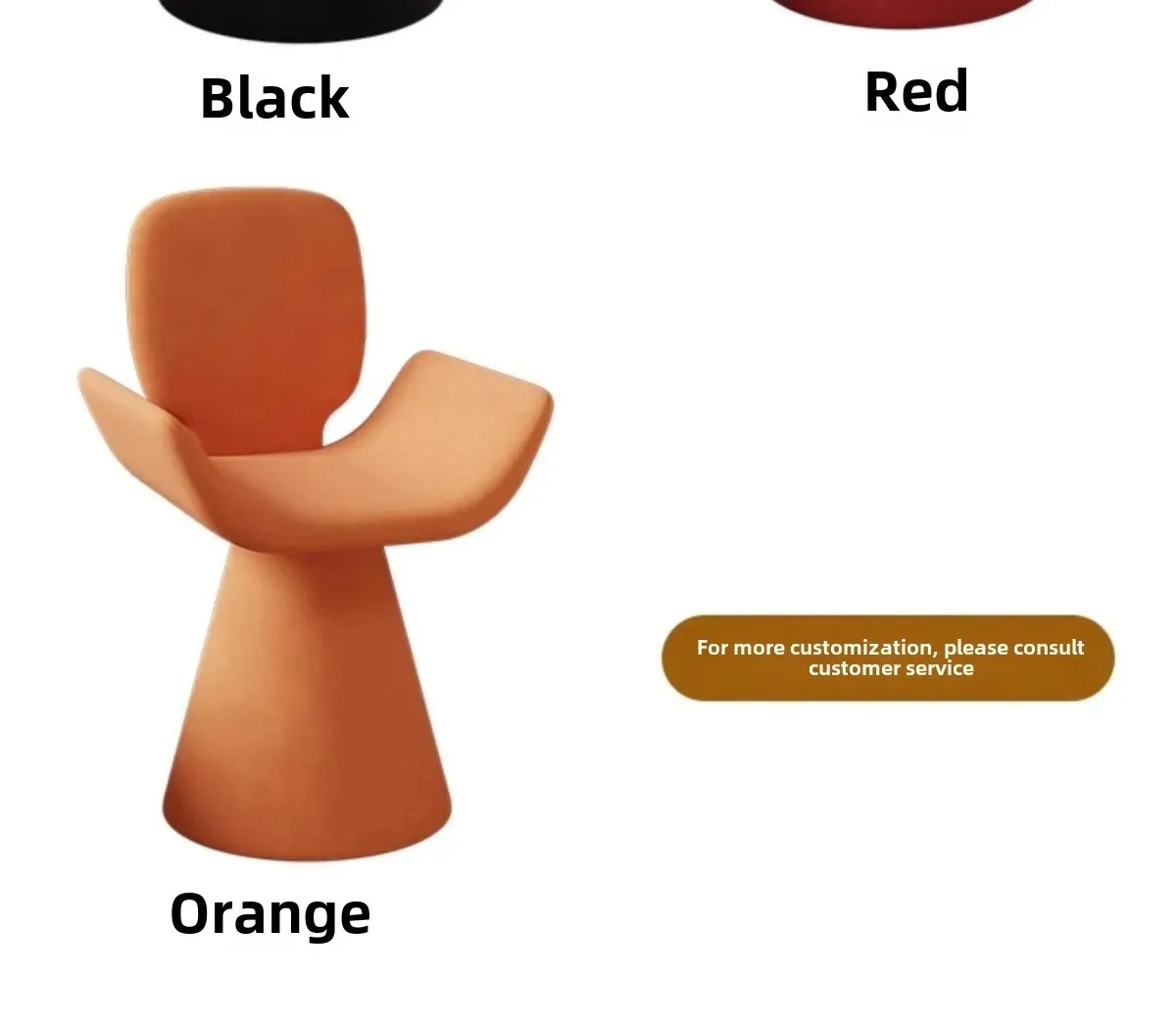 Hot Furniture Italian Style, Light Luxury, Chair, Simple Style, Dressing Stool, Household, Rotatable, High-end, Dining Chair