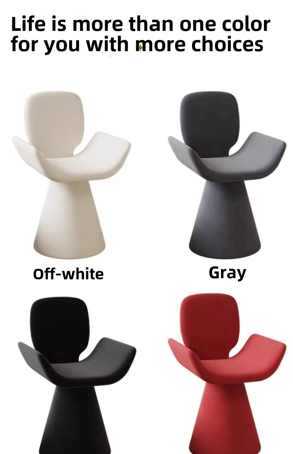 Hot Furniture Italian Style, Light Luxury, Chair, Simple Style, Dressing Stool, Household, Rotatable, High-end, Dining Chair