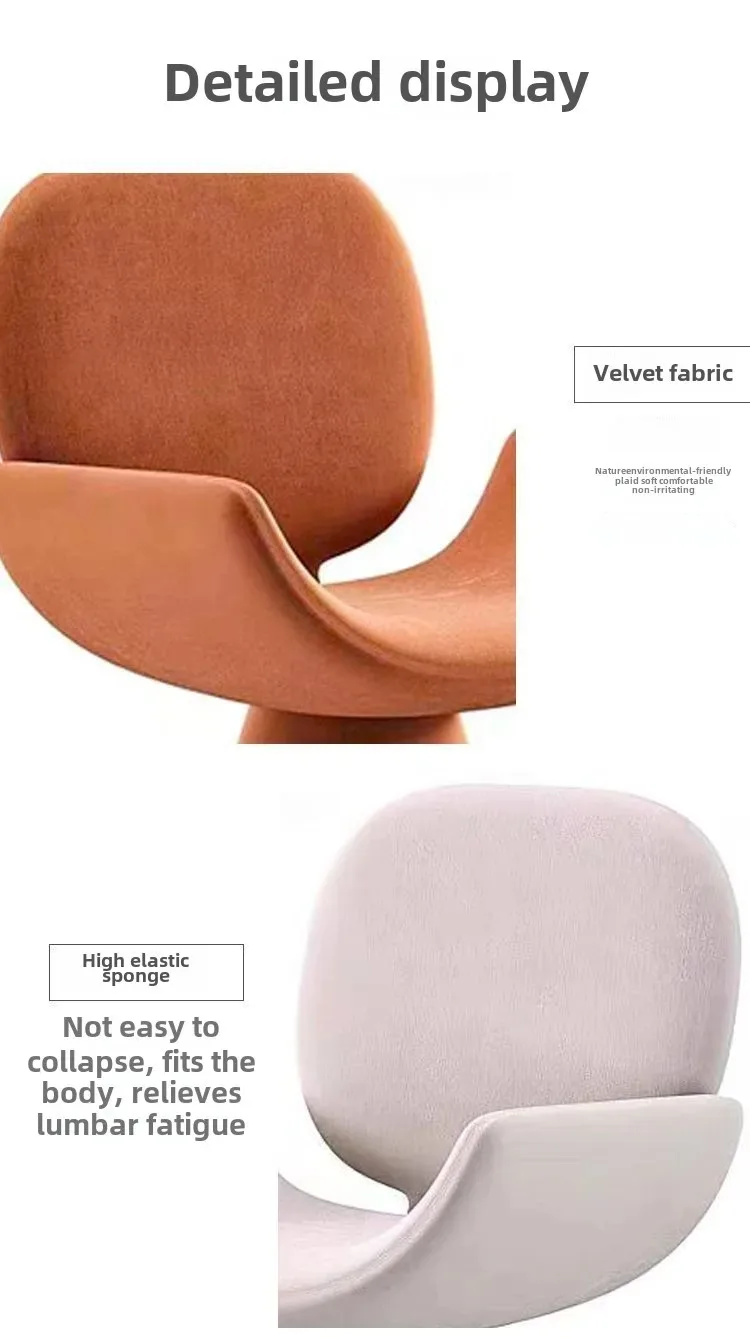 Hot Furniture Italian Style, Light Luxury, Chair, Simple Style, Dressing Stool, Household, Rotatable, High-end, Dining Chair