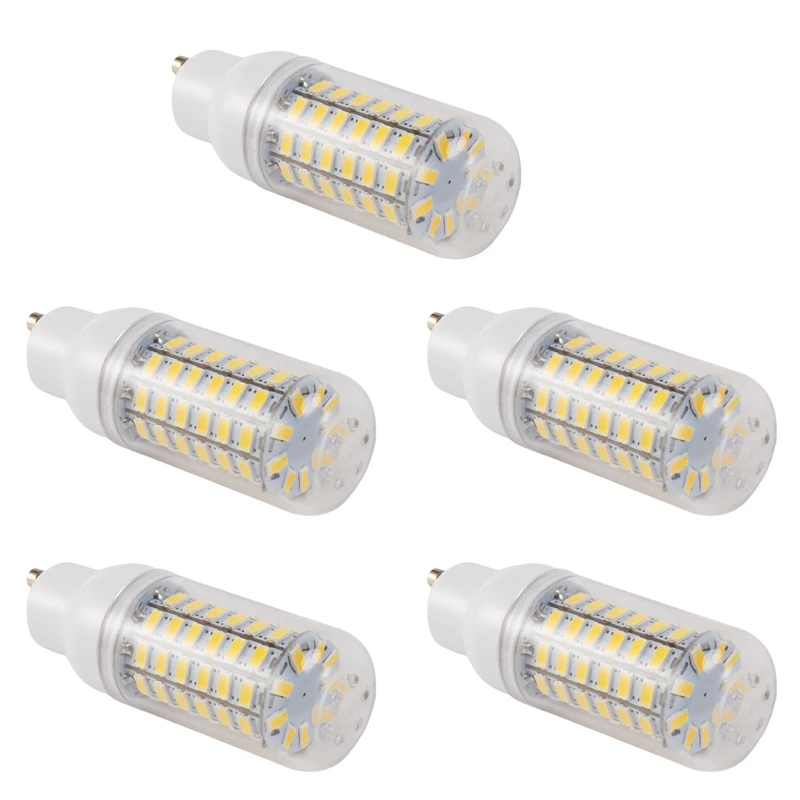 BAAU 5X GU10 10W 5730 SMD 69 LED Bulbs LED Corn Light LED Lamp Energy Saving 360 Degree 200-240V White