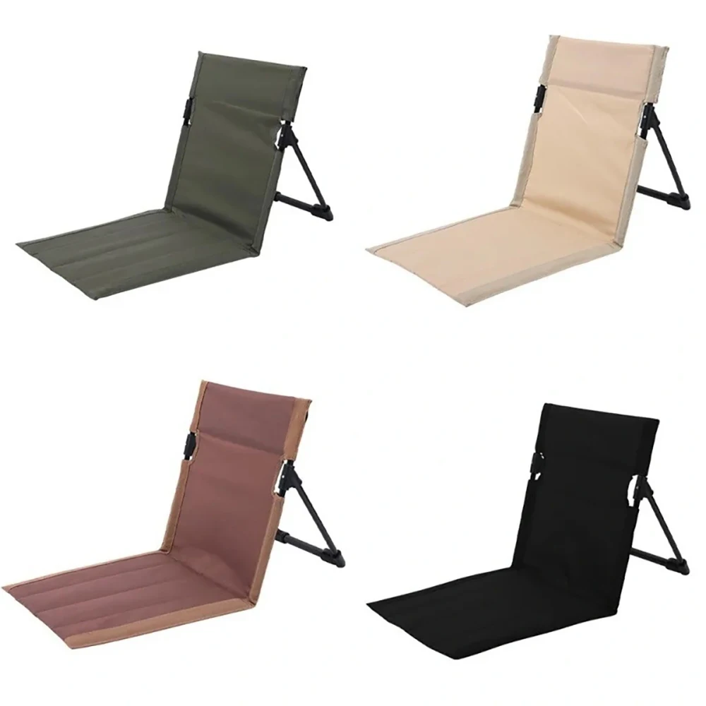 1PCS Outdoor Folding Camping Chair Outdoor Garden Single Lazy Chair Leisure Chair Beach Park Portable Camping Picnic Back Chair