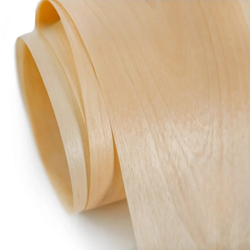 Natural Southwest Birch Wood Veneer Figured Grain for Guitar Back Side Craft Tea Cabinet Doors Furniture Decor Panels 250*18cm