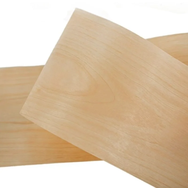 Natural Southwest Birch Wood Veneer Figured Grain for Guitar Back Side Craft Tea Cabinet Doors Furniture Decor Panels 250*18cm