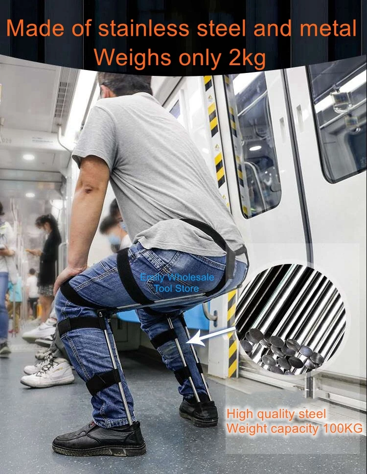 Chairless chair wearable invisible seat artifact exoskeleton chair human wearable chair magic