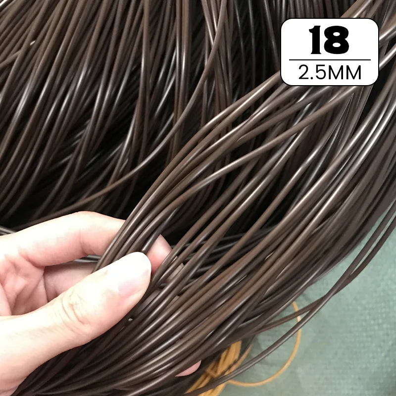 500G Round PE Rattan 2.5/3/3.5/4.5mm Plastic Synthetic Rattan Weaving Raw Material for Furniture Repair Chair Storage Basket DIY