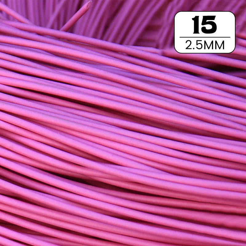 500G Round PE Rattan 2.5/3/3.5/4.5mm Plastic Synthetic Rattan Weaving Raw Material for Furniture Repair Chair Storage Basket DIY