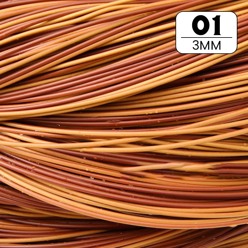 500G Round PE Rattan 2.5/3/3.5/4.5mm Plastic Synthetic Rattan Weaving Raw Material for Furniture Repair Chair Storage Basket DIY