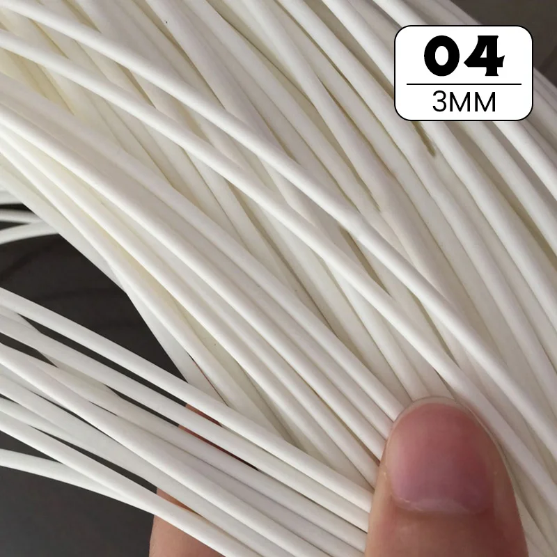 500G Round PE Rattan 2.5/3/3.5/4.5mm Plastic Synthetic Rattan Weaving Raw Material for Furniture Repair Chair Storage Basket DIY