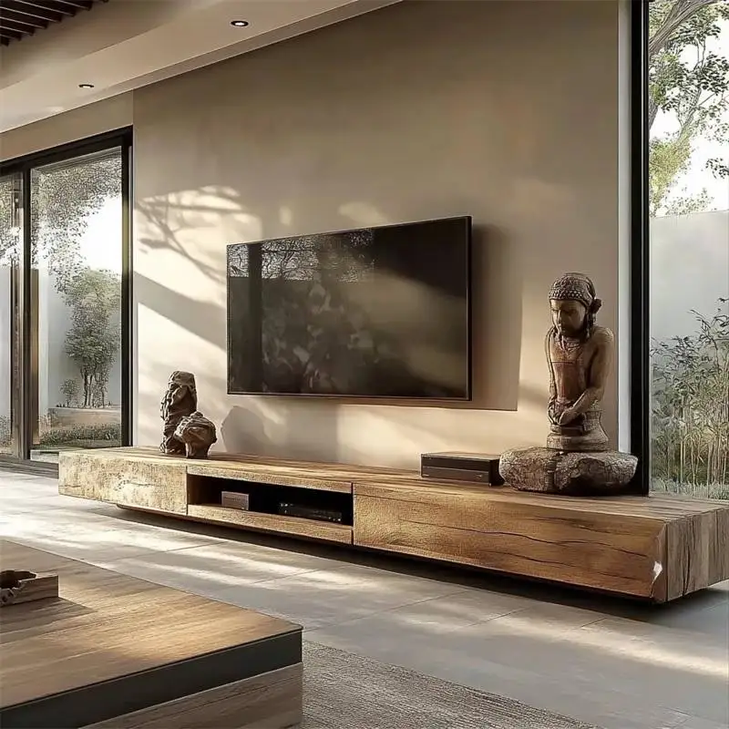 Storage Vertical Tv Stand Design Normal Narrow Wooden Minimalist Tv Cabinet Living Room Nordic Mueble Para Tele Furniture Home