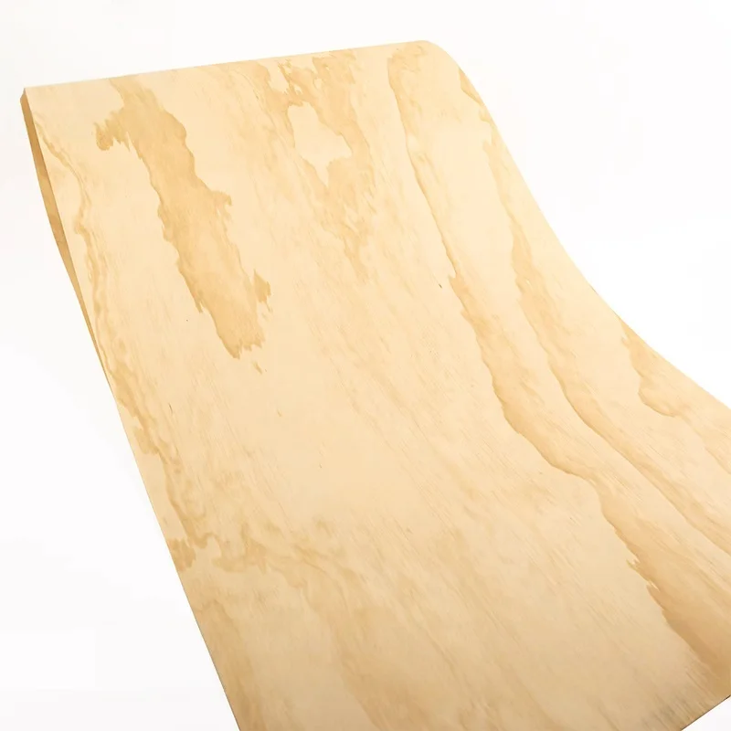 Natural New Zealand Pine Veneer Sheet Rotary-Cut Wood Grain Decorative Panel for DIY Furniture/Wall hotel self-adhesive panels