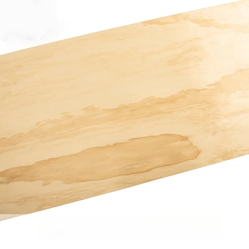 Natural New Zealand Pine Veneer Sheet Rotary-Cut Wood Grain Decorative Panel for DIY Furniture/Wall hotel self-adhesive panels
