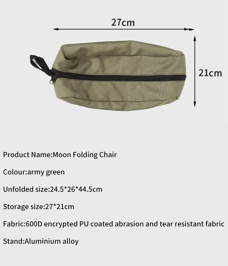 Ultralight Portable Folding Chair Outdoor Camping Detachable Fishing Chair Gardren Furniture Beach BBQ Hiking Picnic Seat
