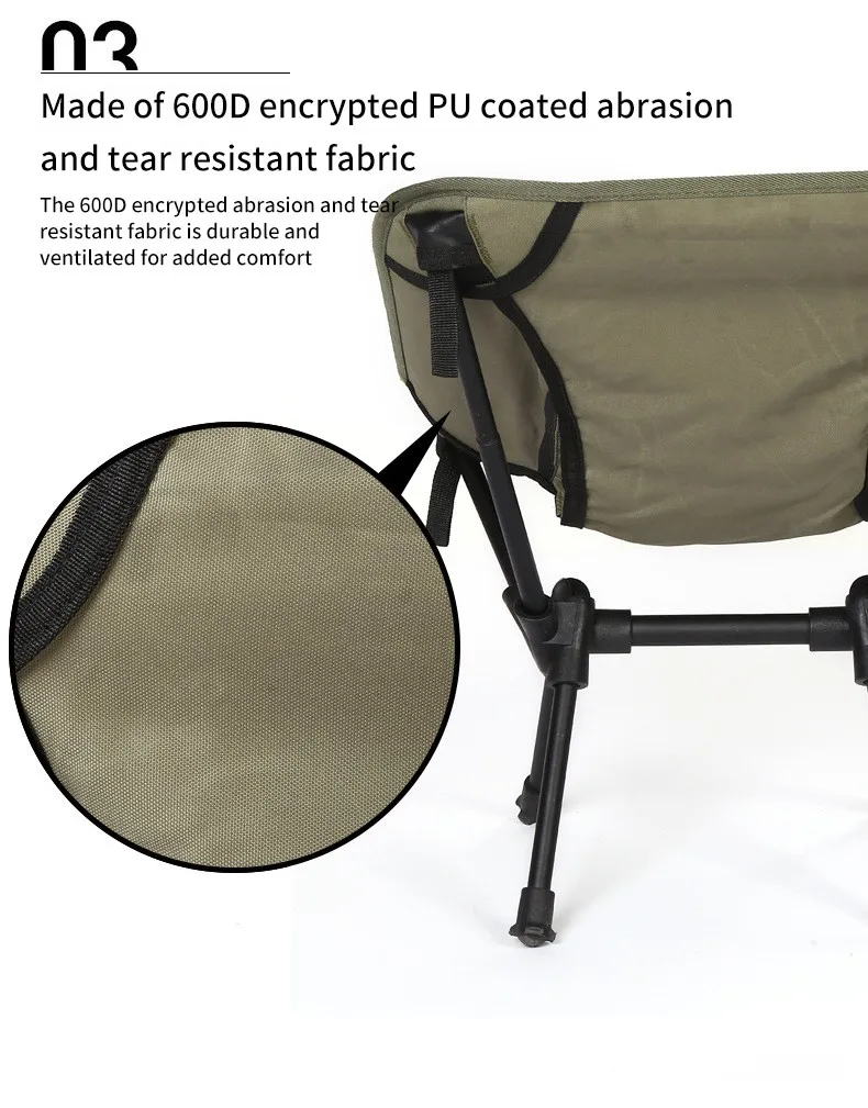 Ultralight Portable Folding Chair Outdoor Camping Detachable Fishing Chair Gardren Furniture Beach BBQ Hiking Picnic Seat