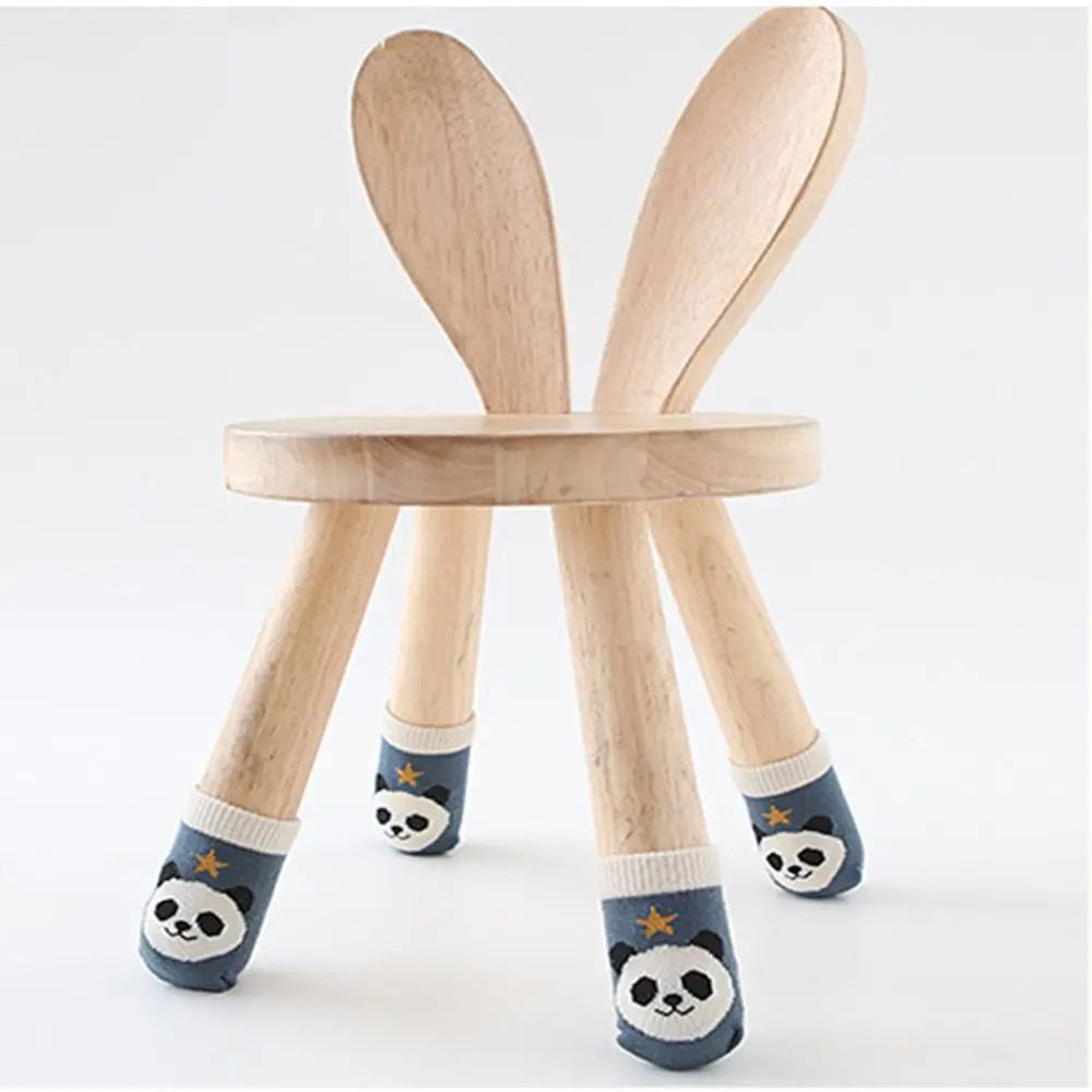 High Elastic Table Legs Socks Furniture Protectors Covers Non-Slip Knitted Floor Protection Pads Chair Foot Cover