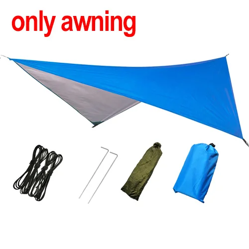 Waterproof Tent Tarp Outdoor Camping Hammock Ultralight Travel Canopy Sunshade Floor Mat Garden Beach Awning Canopy Sun Shade