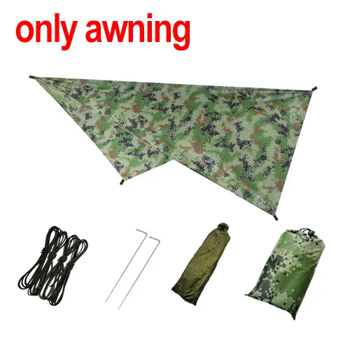 Waterproof Tent Tarp Outdoor Camping Hammock Ultralight Travel Canopy Sunshade Floor Mat Garden Beach Awning Canopy Sun Shade