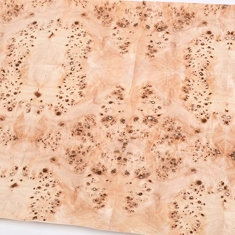 Home Decoration Furniture T0.25mm Drum Veneer Furniture Veneer Natural Poplar Tree Nodule Wood Veneer Electric