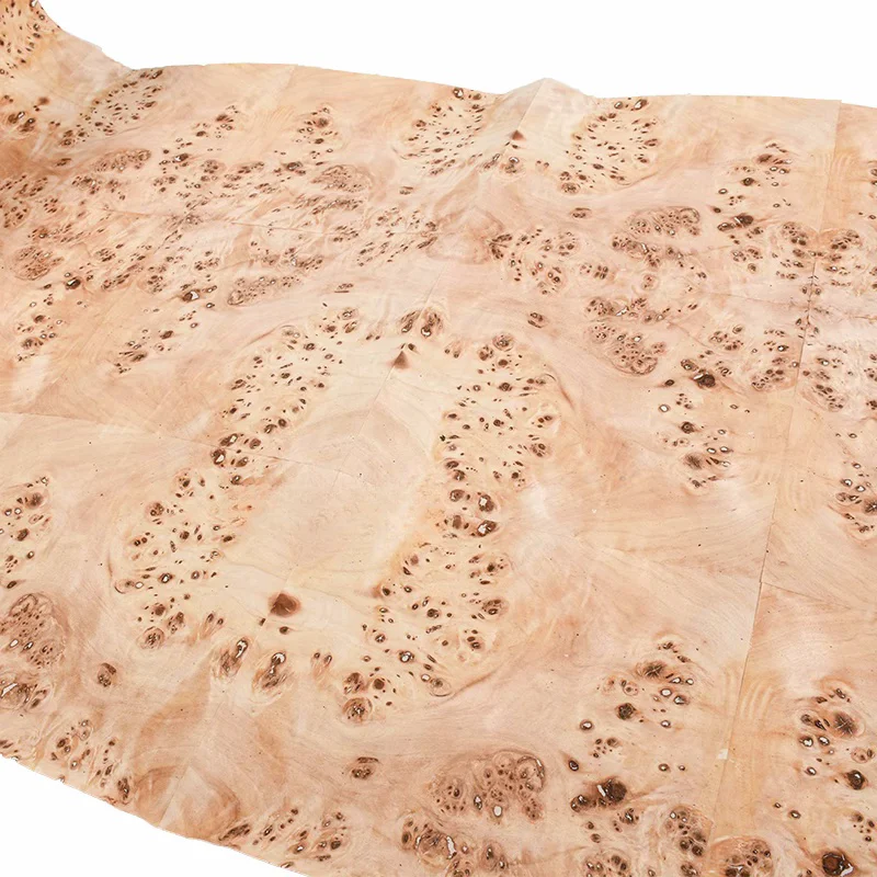 Home Decoration Furniture T0.25mm Drum Veneer Furniture Veneer Natural Poplar Tree Nodule Wood Veneer Electric