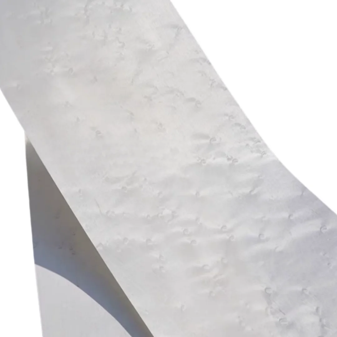 L:2.5meters Width:180mm T:0.25mm Natural Maple Bird's Eye Wood Veneer for DIY Furniture Home Speaker and Instrument
