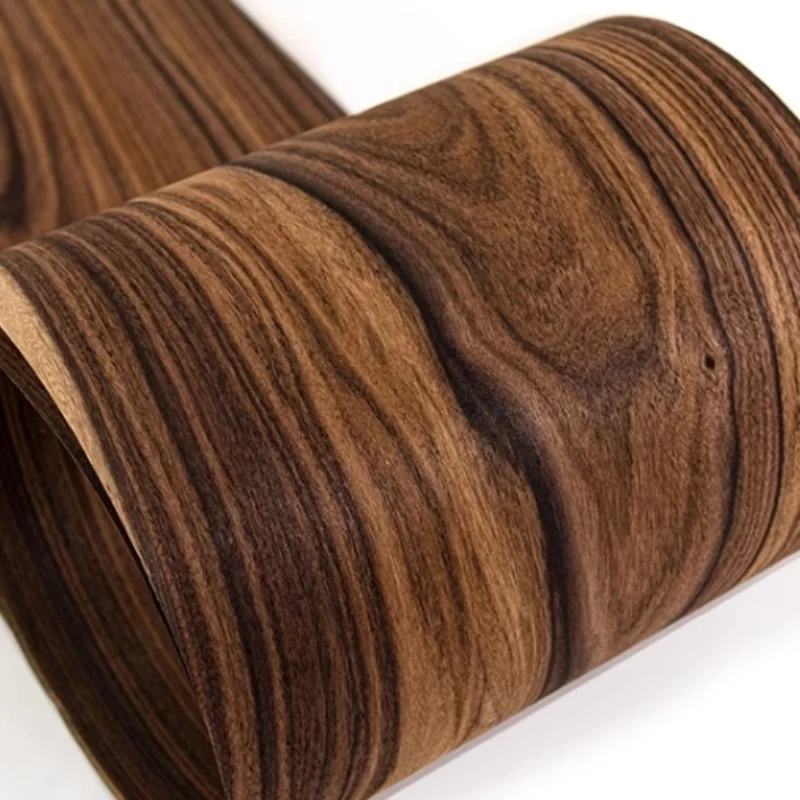 0.5mm Natural Rosewood Veneer Sheet for Guitar Musical Instrument Craft DIY Furniture Cabinet Door Decor Panel Veneer L:250X20cm