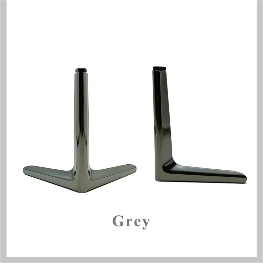 4PCS Metal Furniture Legs TV Cabinet Bed Coffee Table Leg Black Gold Silver Desk Stool Chair Foot Sofa Hardware Replacement Leg