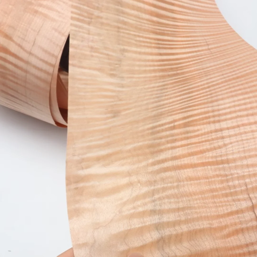 Length:2.5meters Width:140mm Thick:0.2mm Natural Shadow Wood Veneer Woodworking veneer home panel decoration