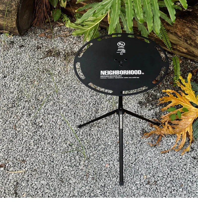 Neighborhood NBHD Outdoor Camping Table Portable Camping Aluminum Alloy Picnic Triangle Folding Table