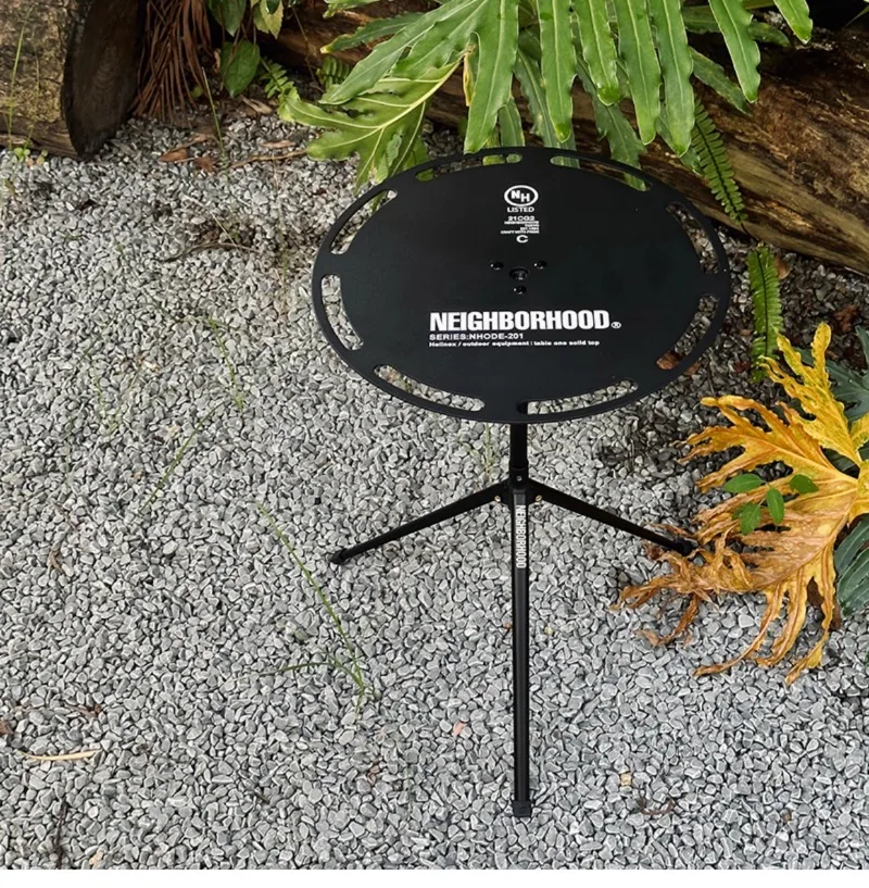 Neighborhood NBHD Outdoor Camping Table Portable Camping Aluminum Alloy Picnic Triangle Folding Table