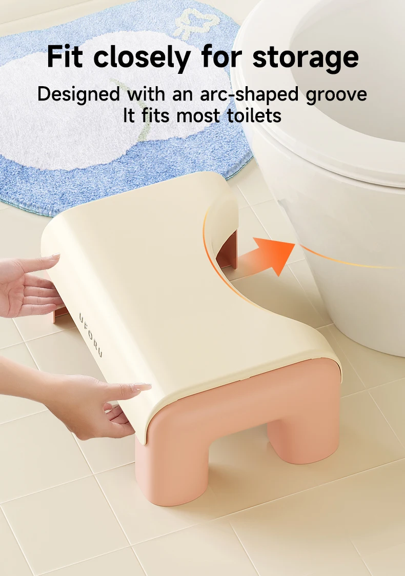 UFORU Toilet stool household footstool thickened strong anti-slip adult squat tool