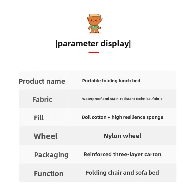 Foldable Recliner Chair Multifunctional Lounger for Office Ergonomic Computer Desk Sofa Chair with Adjustable Backrest Nap Bed
