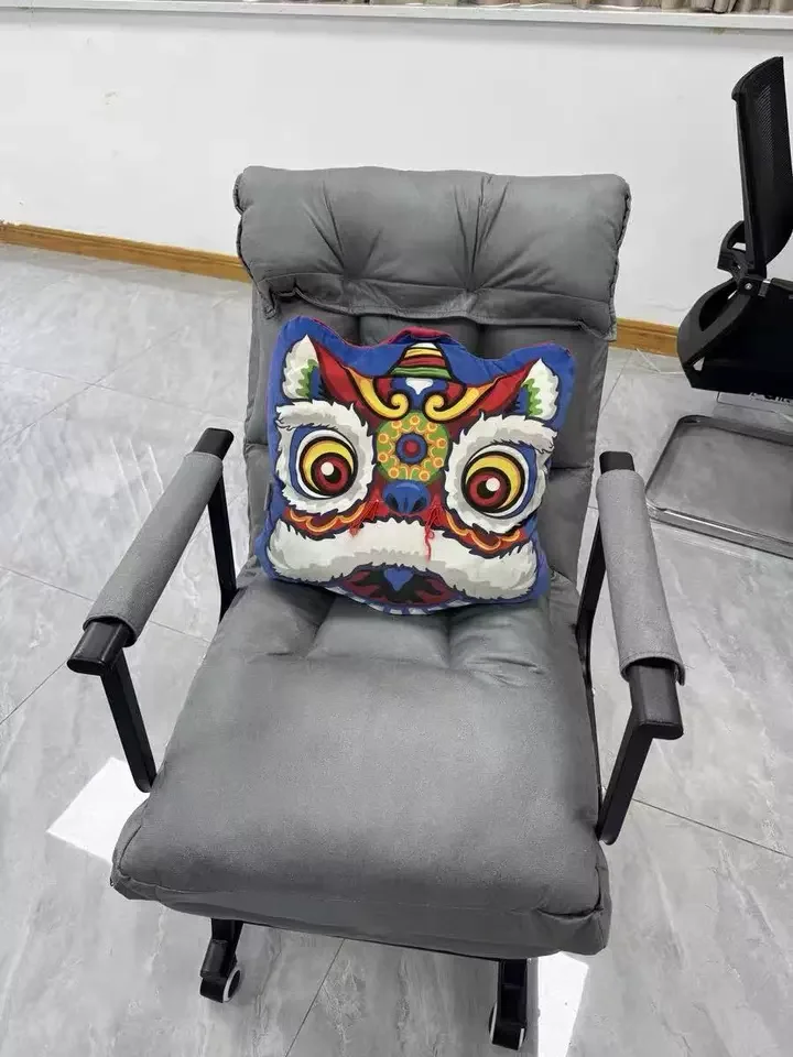 Foldable Recliner Chair Multifunctional Lounger for Office Ergonomic Computer Desk Sofa Chair with Adjustable Backrest Nap Bed
